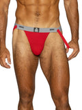 BIKE Athletic BAS308 Men's Underwear Swimmer Athletic Jockstrap Color Red