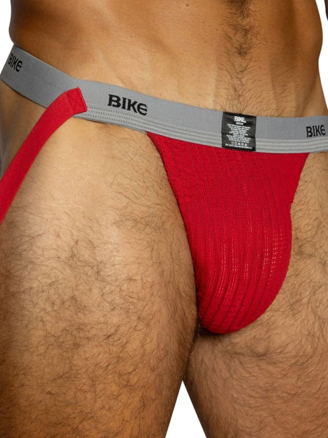 BIKE Athletic BAS308 Men's Underwear Swimmer Athletic Jockstrap Color Red