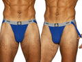 BIKE Athletic BAS308 Men's Underwear Swimmer Athletic Jockstrap Color Royal