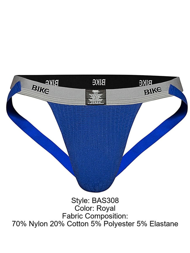 BIKE Athletic BAS308 Men's Underwear Swimmer Athletic Jockstrap Color Royal