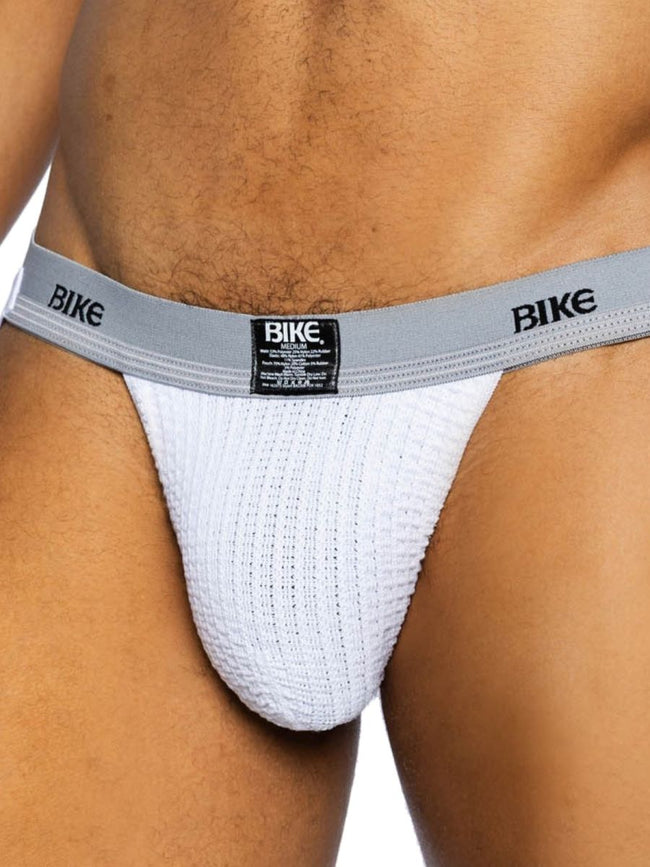 BIKE Athletic BAS308 Men's Underwear Swimmer Athletic Jockstrap Color White