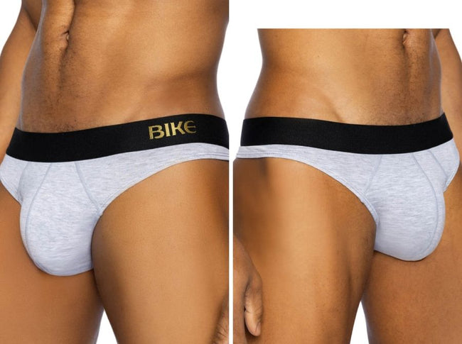 BIKE Athletic BAS319 Active Thong in Color Light Gray
