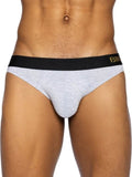 BIKE Athletic BAS319 Active Thong in Color Light Gray