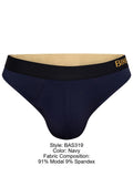 BIKE Athletic BAS319 Active Thong Color Navy