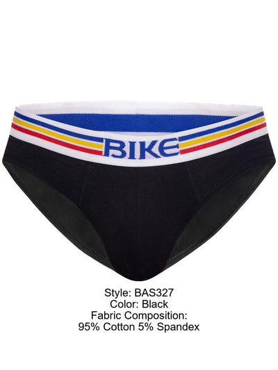 BIKE Athletic BAS327 Stretch Cotton Brief Color Color Black