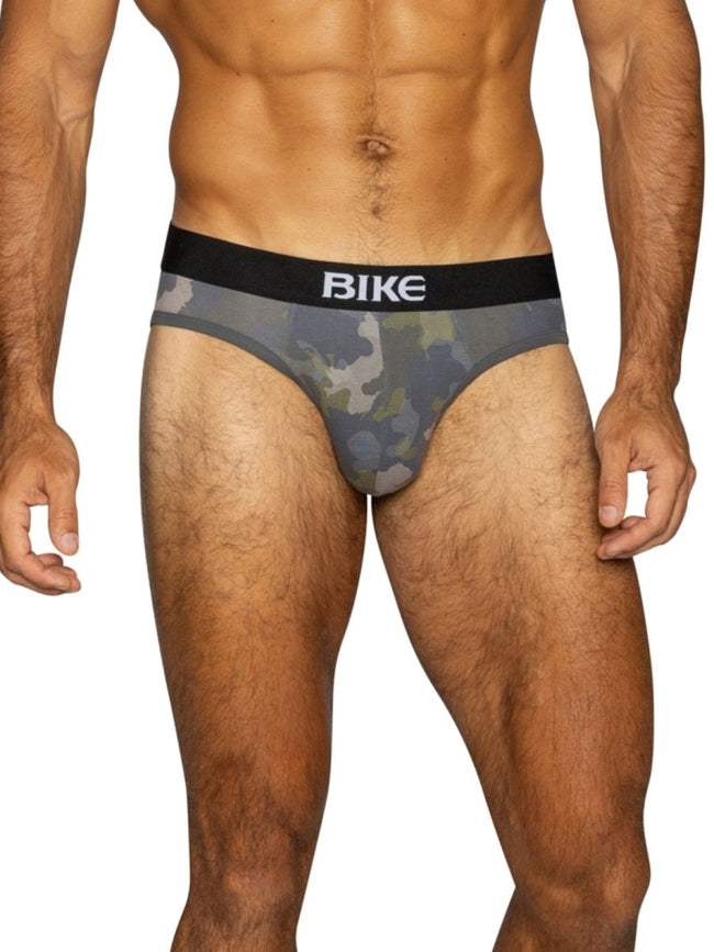 BIKE Athletic BAS327 Men's Underwear Stretch Cotton Brief Color Camo