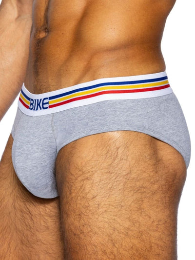 BIKE Athletic BAS327 Stretch Cotton Brief Color Gray