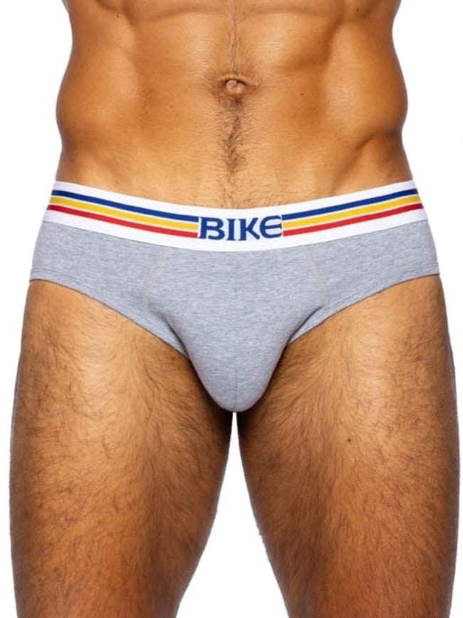 BIKE Athletic BAS327 Stretch Cotton Brief Color Gray