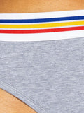 BIKE Athletic BAS327 Stretch Cotton Brief Color Gray