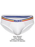 BIKE Athletic BAS327 Stretch Cotton Brief Color White