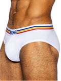 BIKE Athletic BAS327 Stretch Cotton Brief Color White