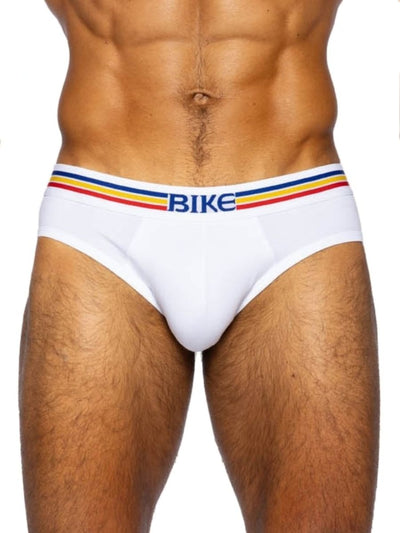 BIKE Athletic BAS327 Stretch Cotton Brief Color White
