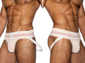 BIKE Athletic BAS333 Classic Retro: 1980s Jockstrap in Vintage Cream Color Vintage Cream