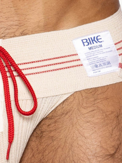 BIKE Athletic BAS343 Vintage Lace-up Jockstrap - Vintage Cream Color Vintage Cream