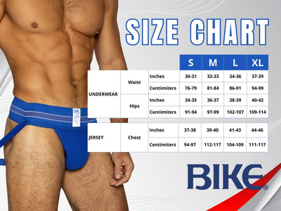 BIKE Athletic BAS308 Men's Underwear Swimmer Athletic Jockstrap Color Black