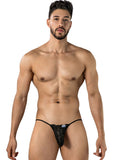 CandyMan 95000 Men's Underwear Seductive Lace Thongs Color Black