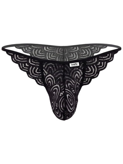 CandyMan 95002 Men's Underwear Seductive Lace Briefs Color Black