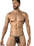 CandyMan 95007 Men's Underwear Seductive Lace Thong Color Black