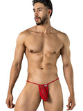 CandyMan 95007 Men's Underwear Seductive Lace Thong Color Red