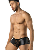 CandyMan 95008 Men's Underwear Seductive Lace Trunks Color Black