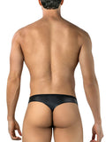 CandyMan 95009 Men's Underwear Seductive Lace Thongs Color Black