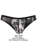 CandyMan 95009 Men's Underwear Seductive Lace Thongs Color Black