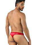 CandyMan 95009 Men's Underwear Seductive Lace Thongs Color Red