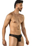 CandyMan 95011 Men's Underwear Seductive Lace Thongs Color Black