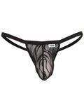 CandyMan 95012 Men's Underwear Seductive Lace Thongs Color Black