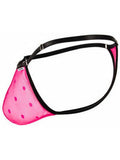 CandyMan 95016 Men's Underwear Sexy Mesh Thongs Color Hot Pink