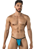 CandyMan 95016 Men's Underwear Sexy Mesh Thongs Color Turquoise