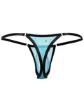 CandyMan 95016 Men's Underwear Sexy Mesh Thongs Color Turquoise