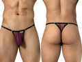 CandyMan 95016 Men's Underwear Sexy Mesh Thongs Color Wine