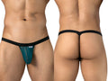 CandyMan 95017 Men's Underwear Mesh Thongs Color Emerald