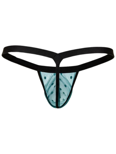 CandyMan 95017 Men's Underwear Mesh Thongs Color Emerald