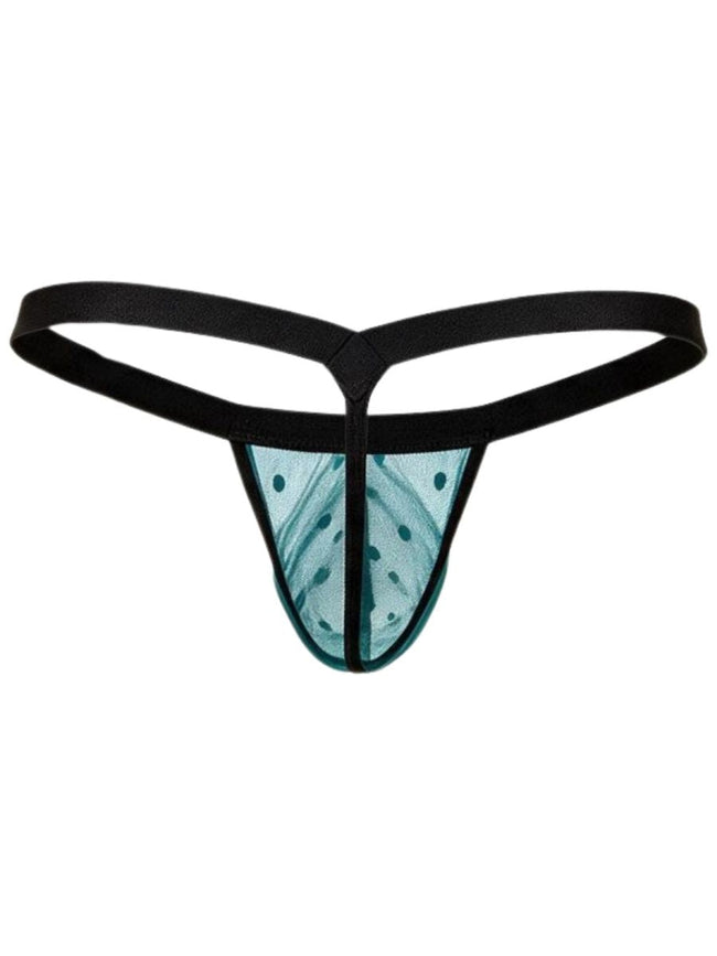 CandyMan 95017 Men's Underwear Mesh Thongs Color Emerald