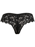 CandyMan 95019 Men's Underwear Elegant Lace Thongs Color Black