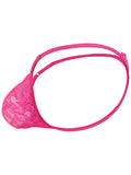 CandyMan 95020 Men's Underwear Sensual Lace Thongs Color Pink