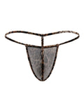 CandyMan 9586 Men's Underwear Mini G-String Color Animal Print