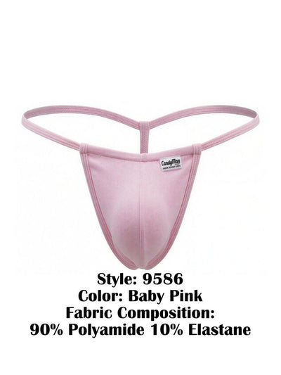 CandyMan 9586 Men's Underwear Mini G-String Color Baby Pink