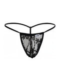 CandyMan 9586 Men's Underwear Mini G-String Color Black Lace
