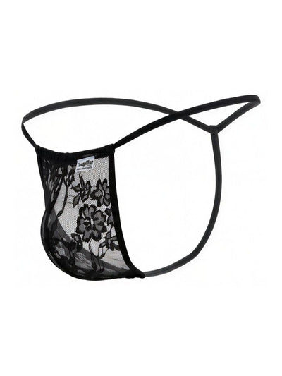 CandyMan 9586 Men's Underwear Mini G-String Color Black Lace