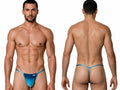 CandyMan 9586 Men's Underwear Mini G-String Color Blue Print