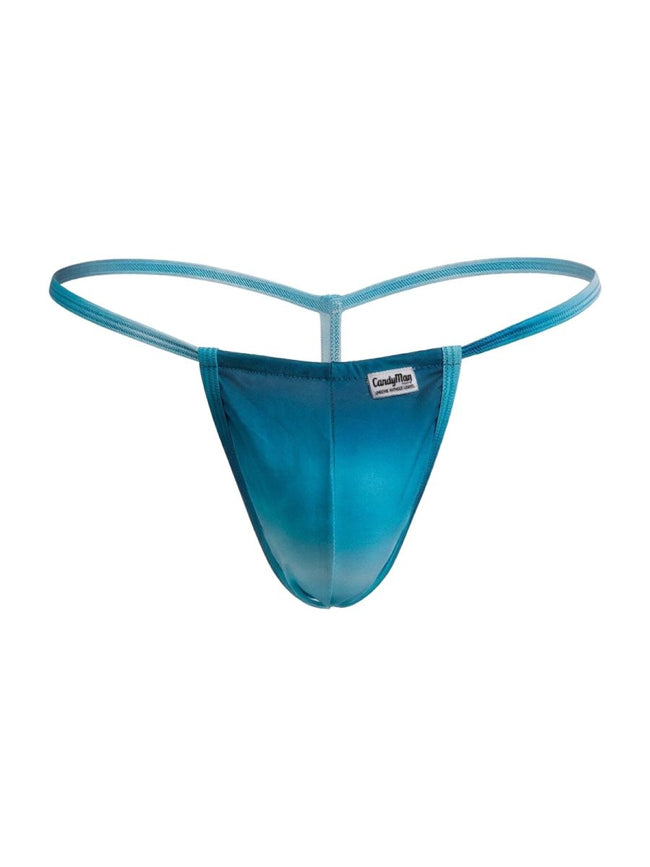CandyMan 9586 Men's Underwear Mini G-String Color Blue Print