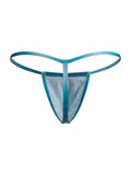 CandyMan 9586 Men's Underwear Mini G-String Color Blue Print