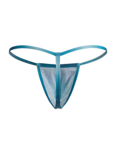 CandyMan 9586 Men's Underwear Mini G-String Color Blue Print