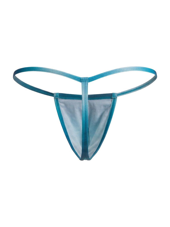 CandyMan 9586 Men's Underwear Mini G-String Color Blue Print