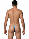 CandyMan 9586 Men's Underwear Mini G-String Color Blue Print