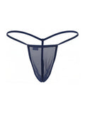 CandyMan 9586 G-String Color Dark Blue Mesh