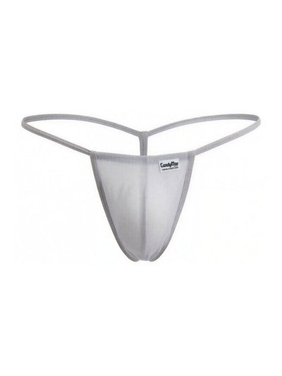 CandyMan 9586 Men's Underwear Mini G-String Color Gray Mesh